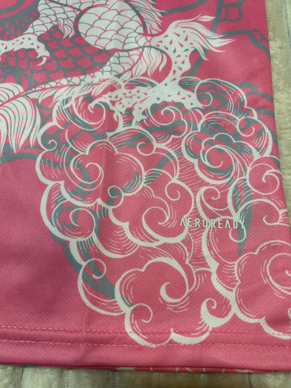 adidas Real Madrid Pink Dragon Graphic Jersey - Picture 4 of 5